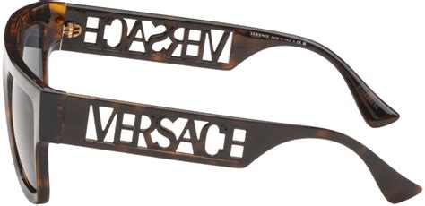 versace logo tortoises glasses|tortoise shell sunglasses.